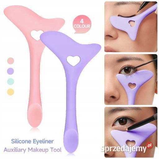 Eyeliner szablon do makijażu Rzęsy Serduszko