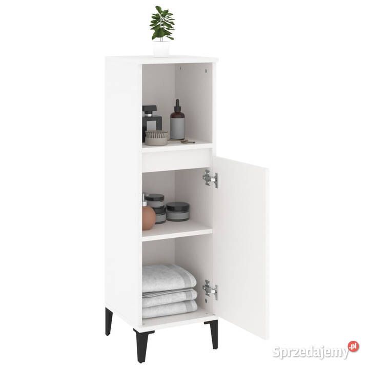 Szafka łazienkowa biała 30x30x100 materiał Warszawa