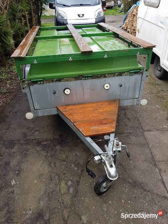 Wędkarskarekreacyjna zabudowa przyczepy zachodniopomorskie Barlinek