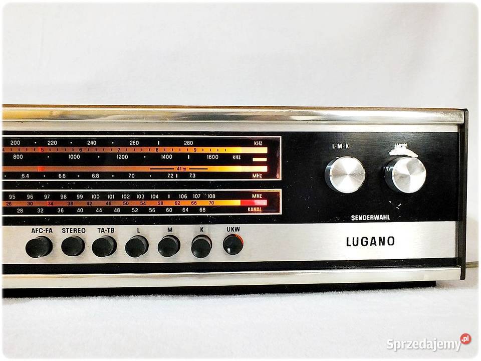 Stare Radio Amplituner LUGANO Stereo z lat
