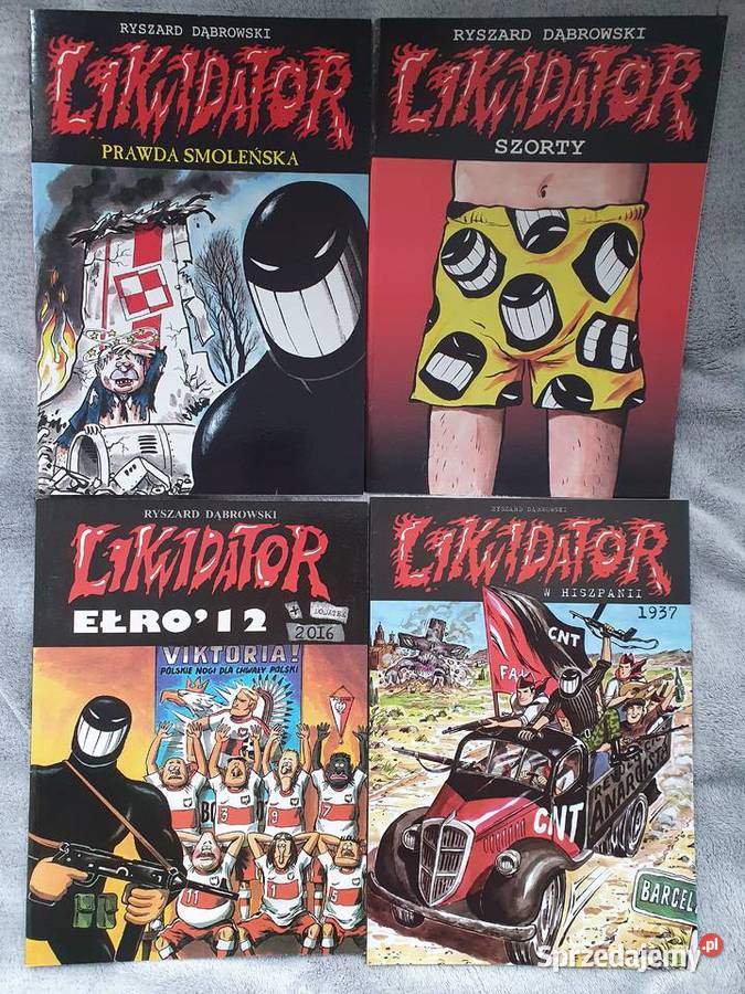 Likwidator zestaw 4 komiksów Komiksy