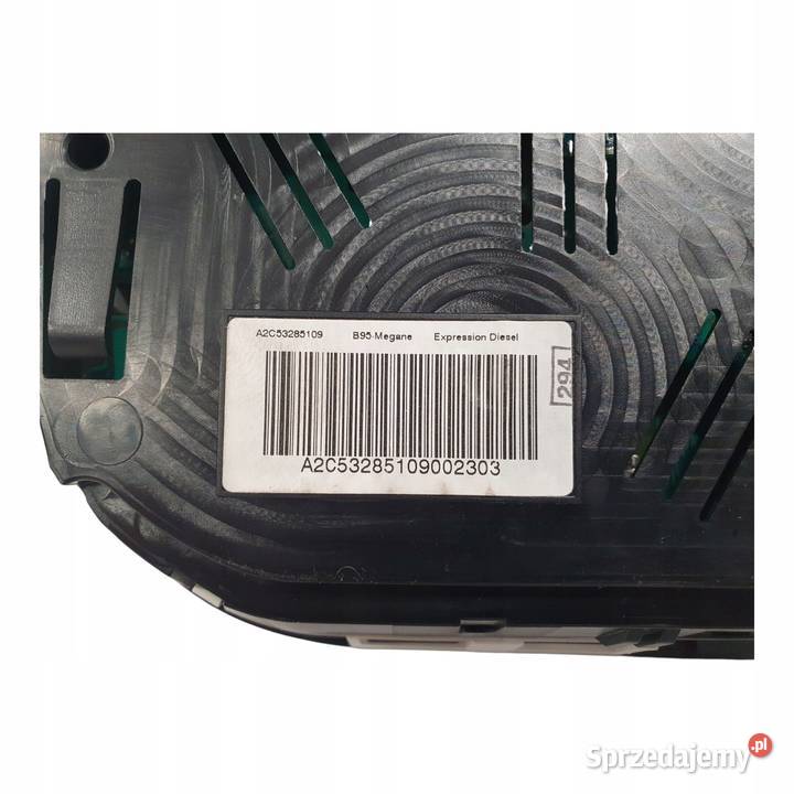 LICZNIK ZEGARY 248105902R Renault Megane III 15 osobowe lubelskie Chełm