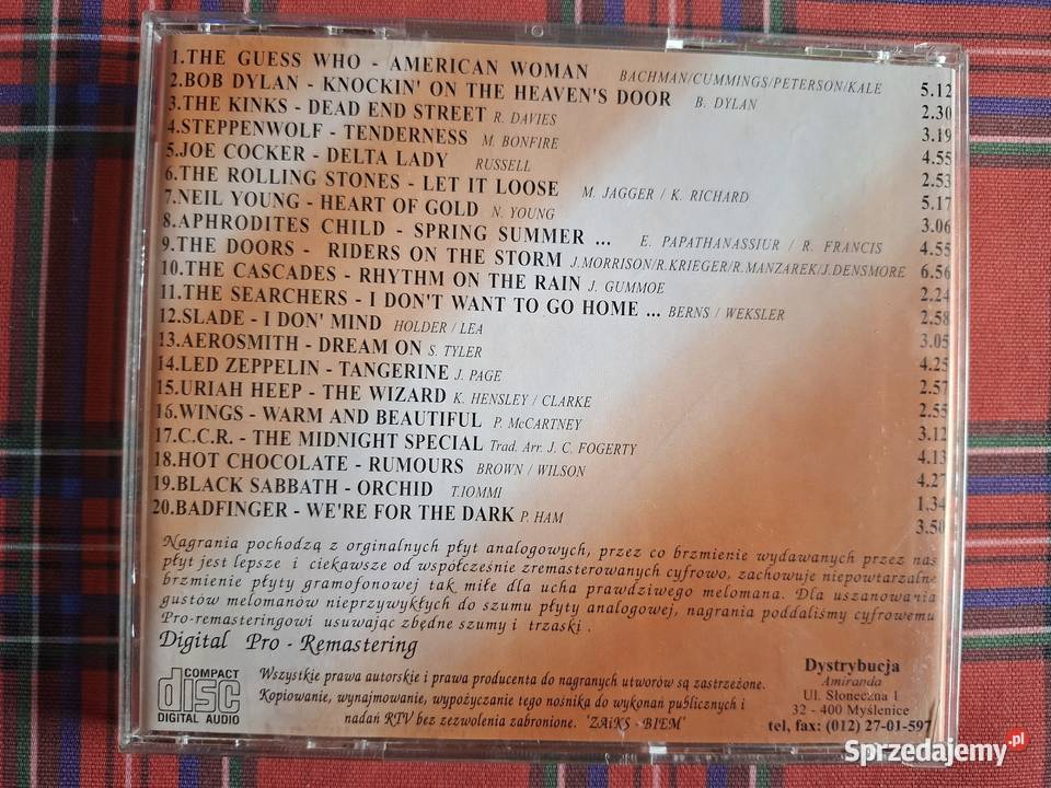 19 Golden Rock Ballads 10CD Płyty i kasety Kraków