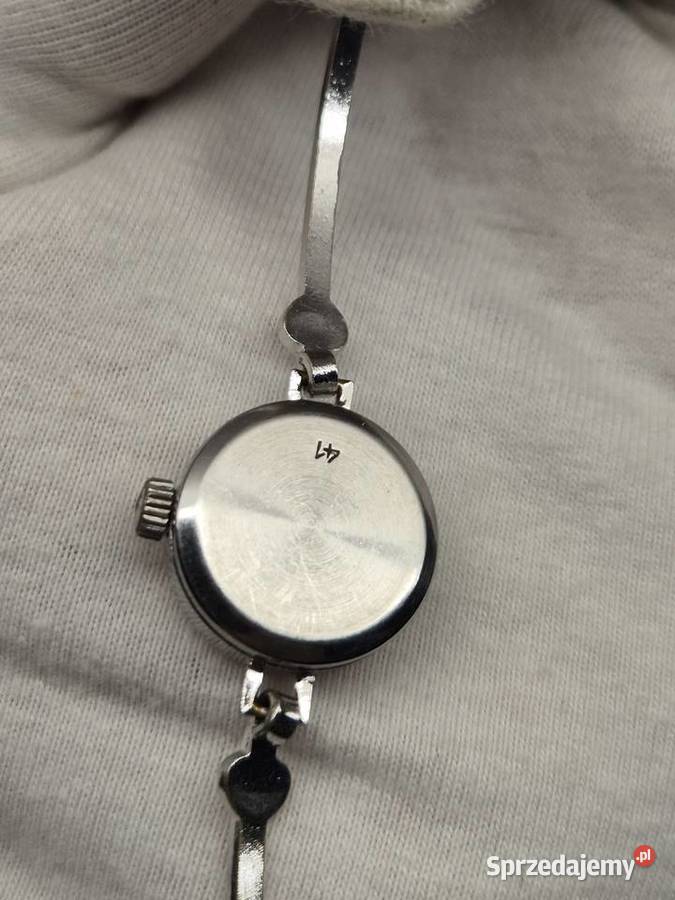 Damski biżuteryjny zegarek mechaniczny Glashutte Chorzów