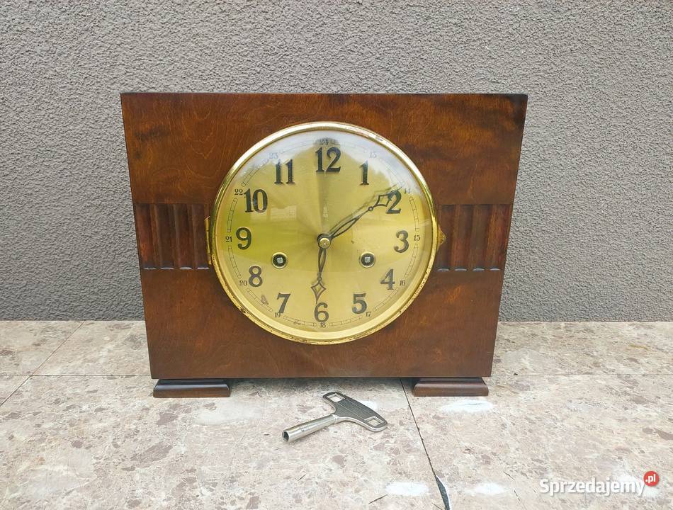 228 Stary zegar Junghans lata 30te art deco Antyki Tczew sprzedam