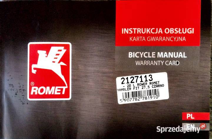 Rower Romet sprzedam