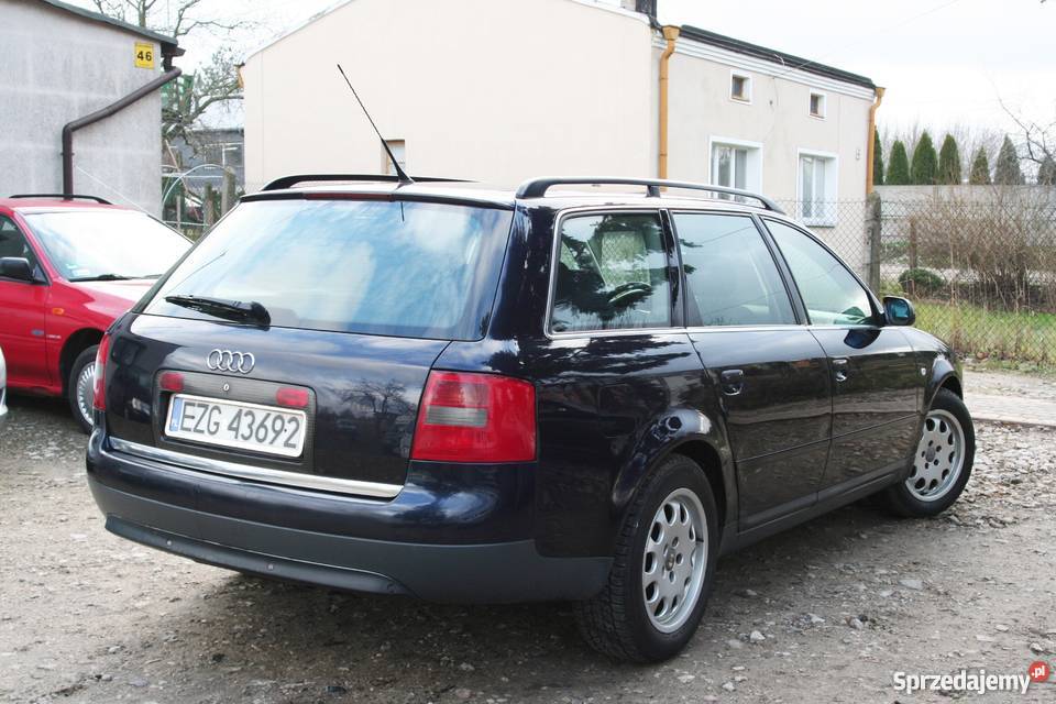 Audi A6 19 TDI kombi stan niebieskie wnętrze łódzkie Zgierz