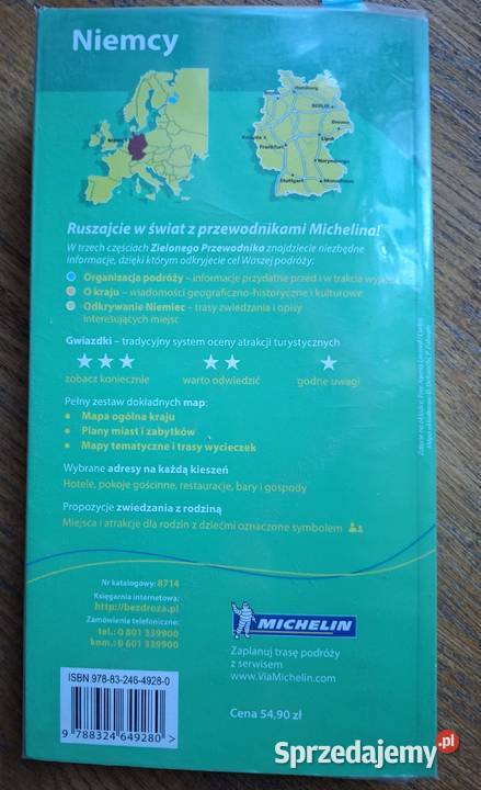 Niemcy Michelin Zielony przewodnik Kraków