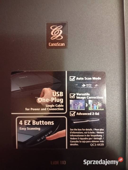 Skaner canon lide 110 stan
