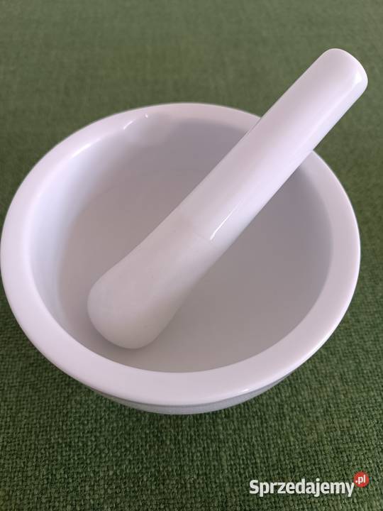 Biały ceramiczny moździerz Gorlice