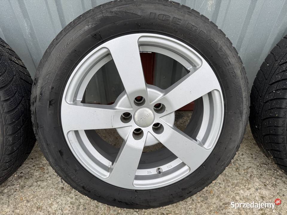 4x felgi z oponami zimowymi Średnica 16" Wietrzychowice sprzedam