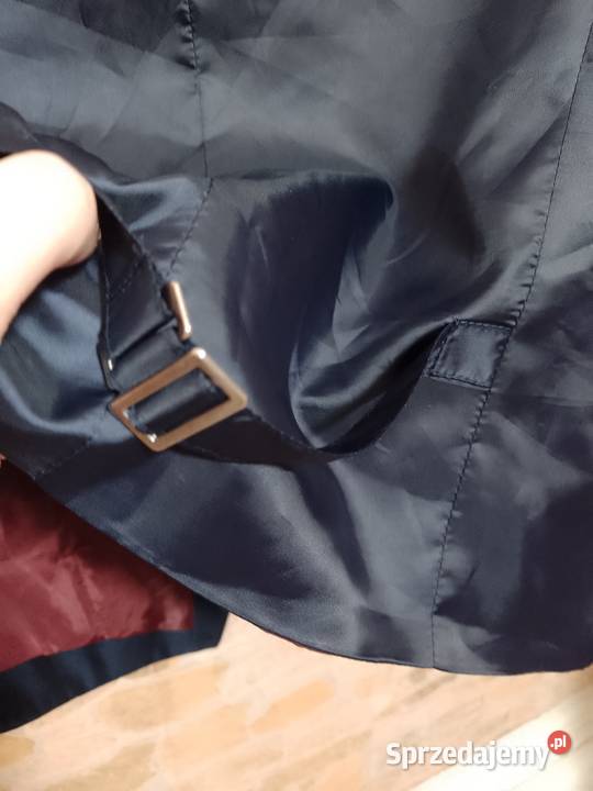 L EUR 52 Granatowa kamizelka garniturowa z