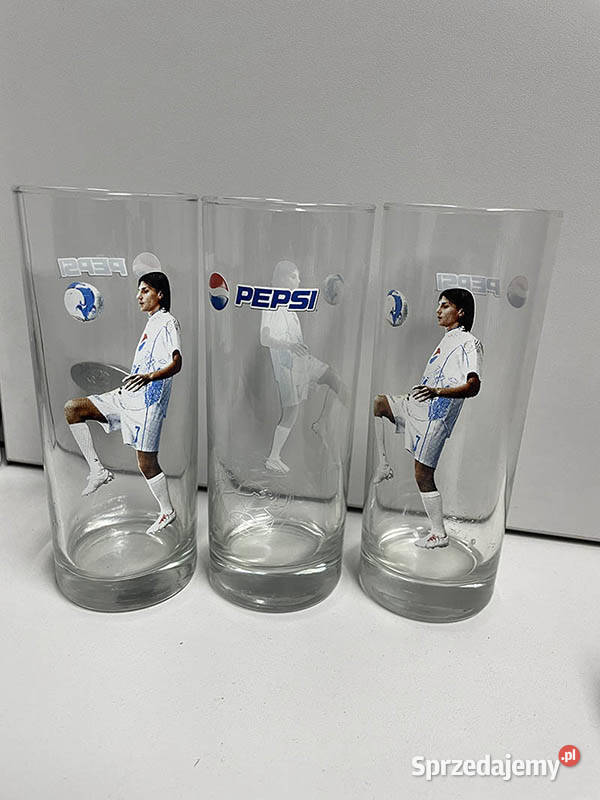 Szklanka kolekcjonerska PEPSI z pilkarzem 03l Kielce