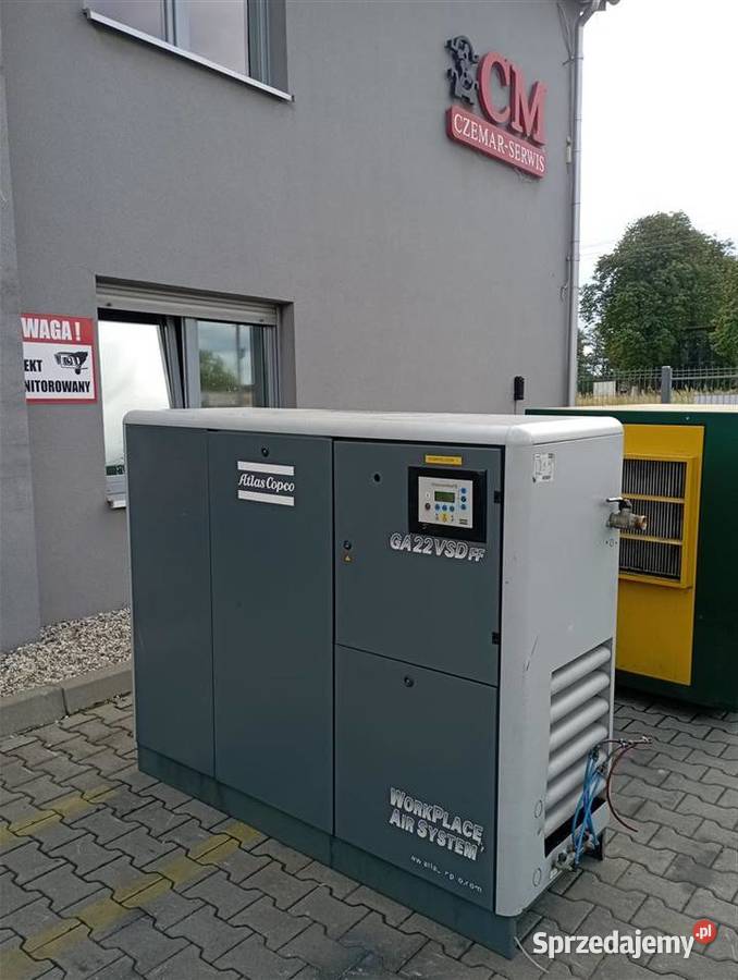 Sprężarka śrubowa Atlas Copco GA22 VSDFF22 Wilków