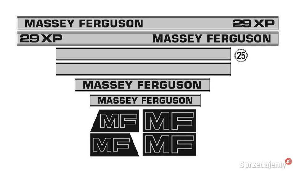 Naklejki oklejenie naklejka MASSEY FERGUSON MF Janików