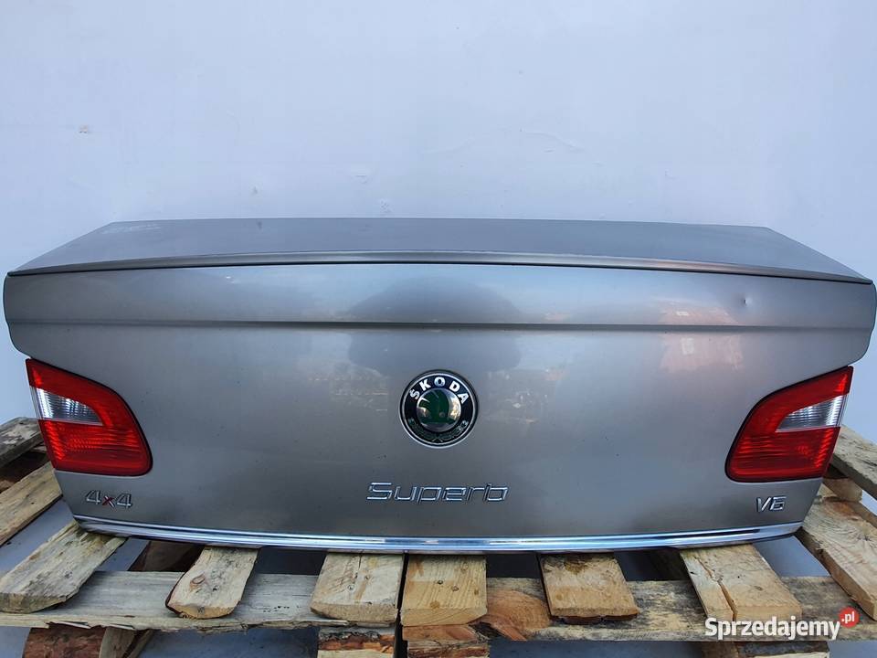 Skoda Superb II TYLNA KLAPA BAGAŻNIKA 9202 LF8H Klapy bagażnika Janów