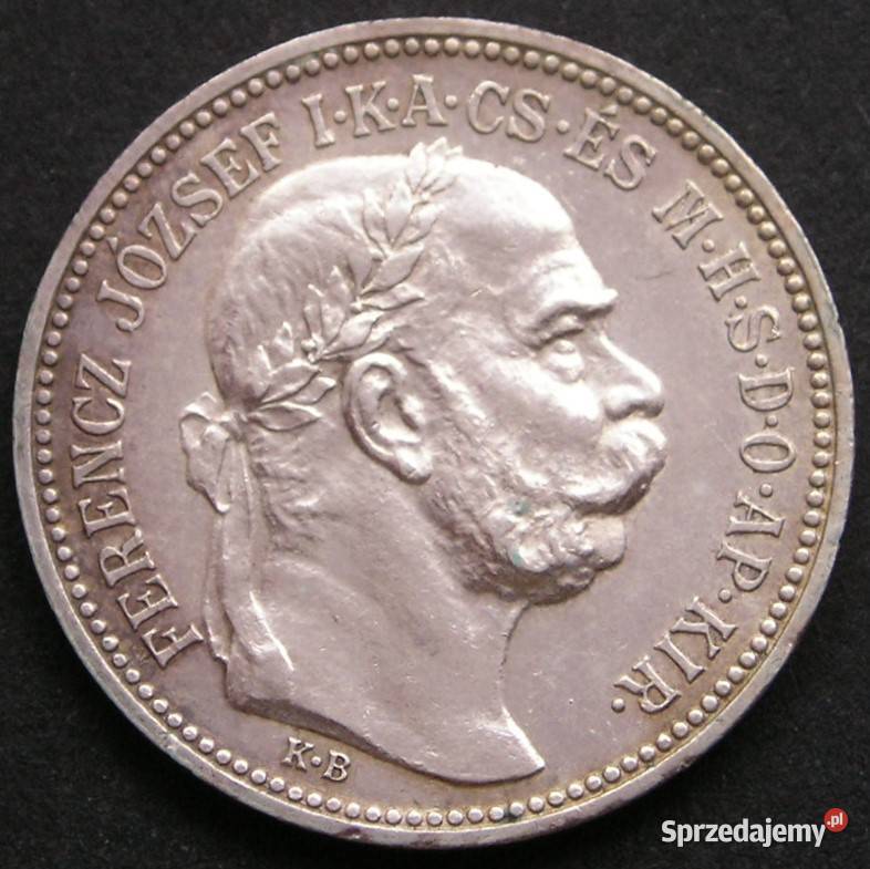 Węgry 1 korona 1915 Ferencz Jozsef srebro łódzkie Łódź sprzedam