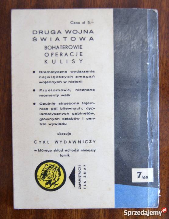 Żółty Tygrys Druga twarz Augusta Rok wydania 1969 Parczew