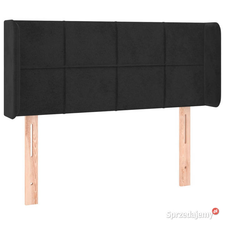 Zagłówek do łóżka z LED czarny 103x16x7888