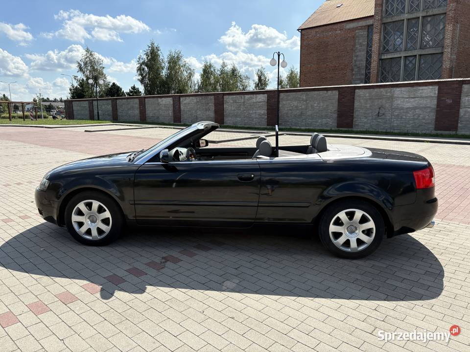 Audi A4 cabrio 30 benzyna V6 2002 skóra klima czujnik parkowania Jelcz-Laskowice
