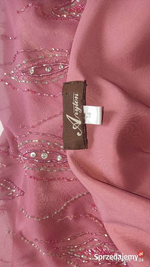 Sukienka Bankietowa Aryton r38 kolor spokojny Rozmiar 38(M) Spódnice i sukienki Bielany Wrocławskie sprzedam