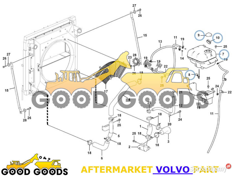 VOLVO ZBIORNIK WYRÓWNAWCZY 15163859 17408222