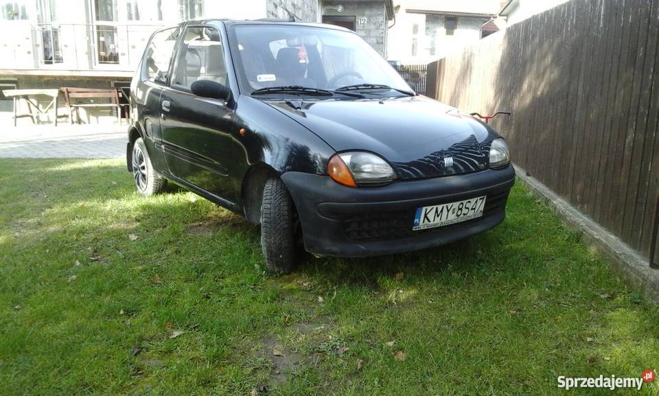Fiat Seicento czarny Rudnik