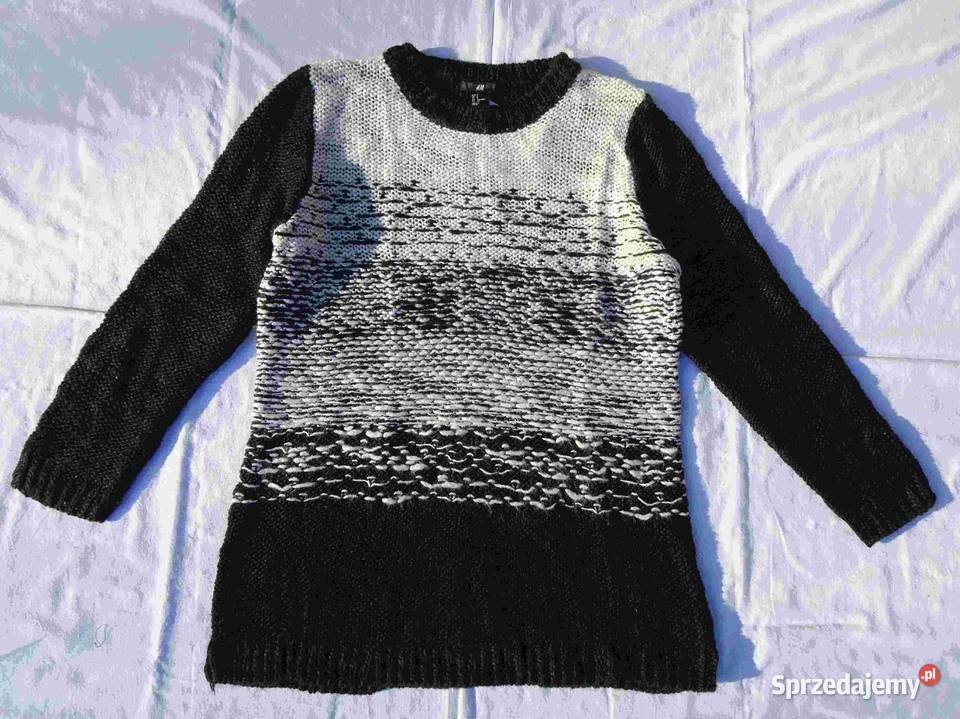 HM Ciepły Sweter NOWY r36 S wełna 20 metka