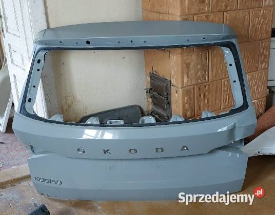Tylna tylnia klapa bagaznika skoda kodiaq szara Części samochodowe