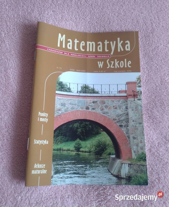 Czasopismo Matematyka w szkole 2004 dodatek Czasopisma Wrocław sprzedam