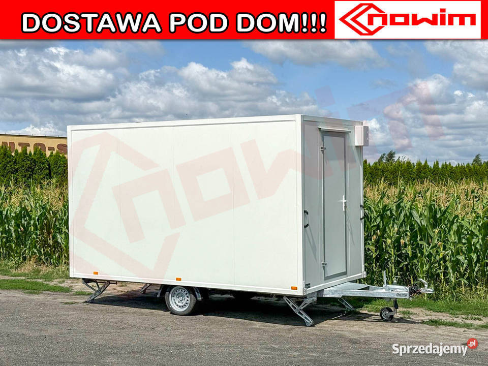 Przyczepa socjalna mobilne biuro przyczepka Poznań