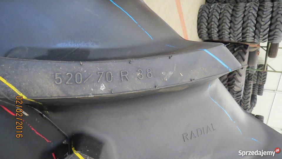 Nowa opona 520 70 R 38 Cultor czeski zamiennik Dębica