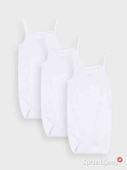 Białe body Sinsay 56 bawełna noworodek newborn Rozmiar 56 zachodniopomorskie Szczecin