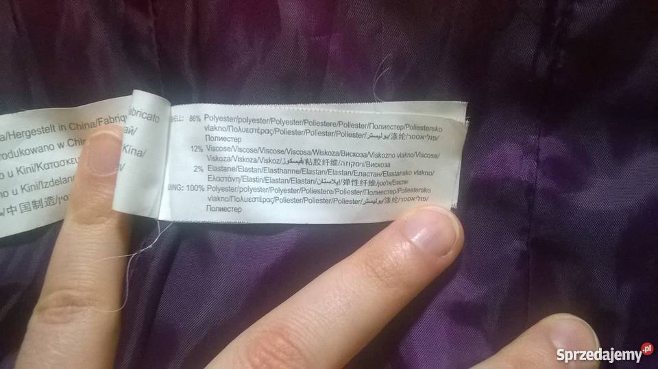 Czarna krótka kurtka Tally Weijl z golfem i mazowieckie