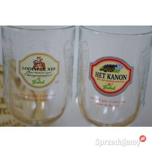 Komplet 2 kielichów piwnych Grolsch kolekcja