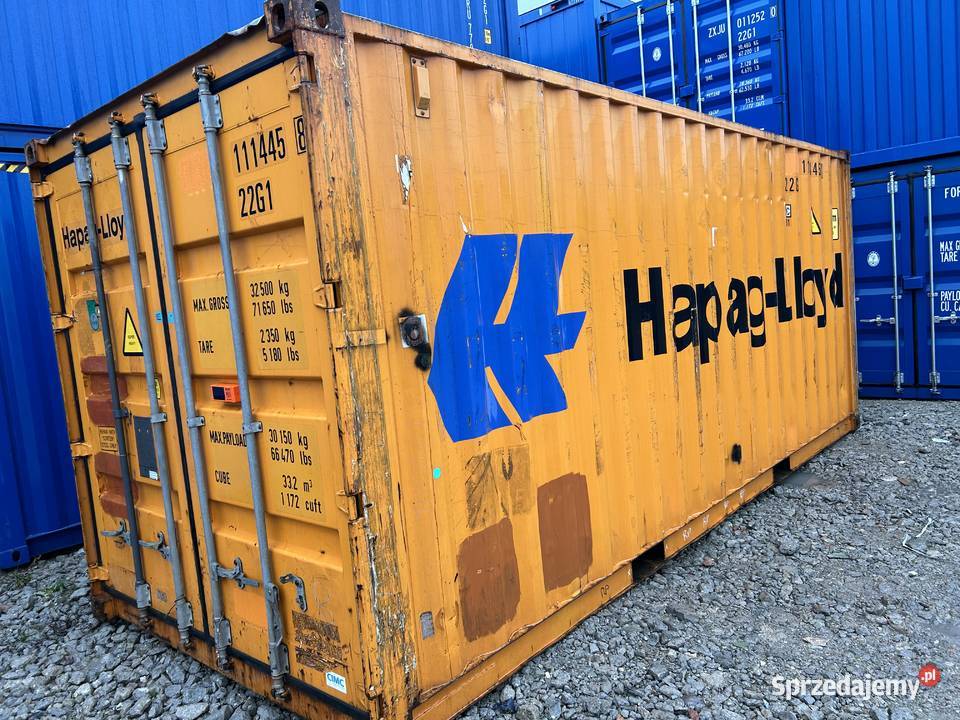 Kontener morski magazynowy 20DV 6 metrowy łódzkie Łódź