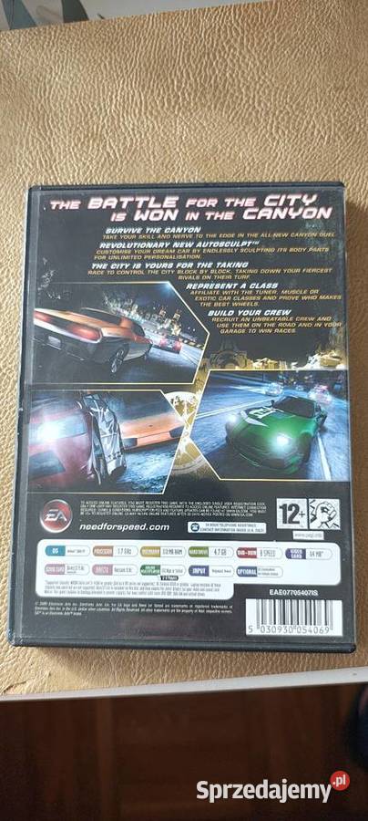 Need For Speed Carbon Komputerowe PC sprzedam