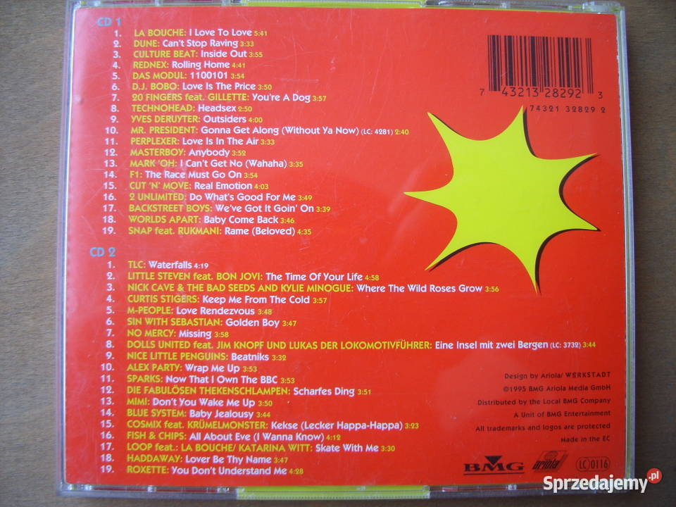 SKLADANKA CD INTERNSCIONATIONALE HITS 2 2 CD Wołów sprzedam