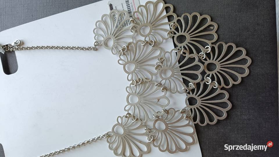 Metalowy niespotykany naszyjnik Białystok