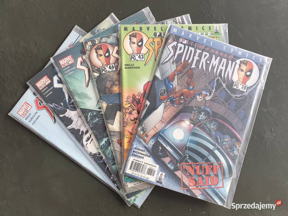 Peter Parker SpiderMan 6 oryginalnych komiksów Gdynia
