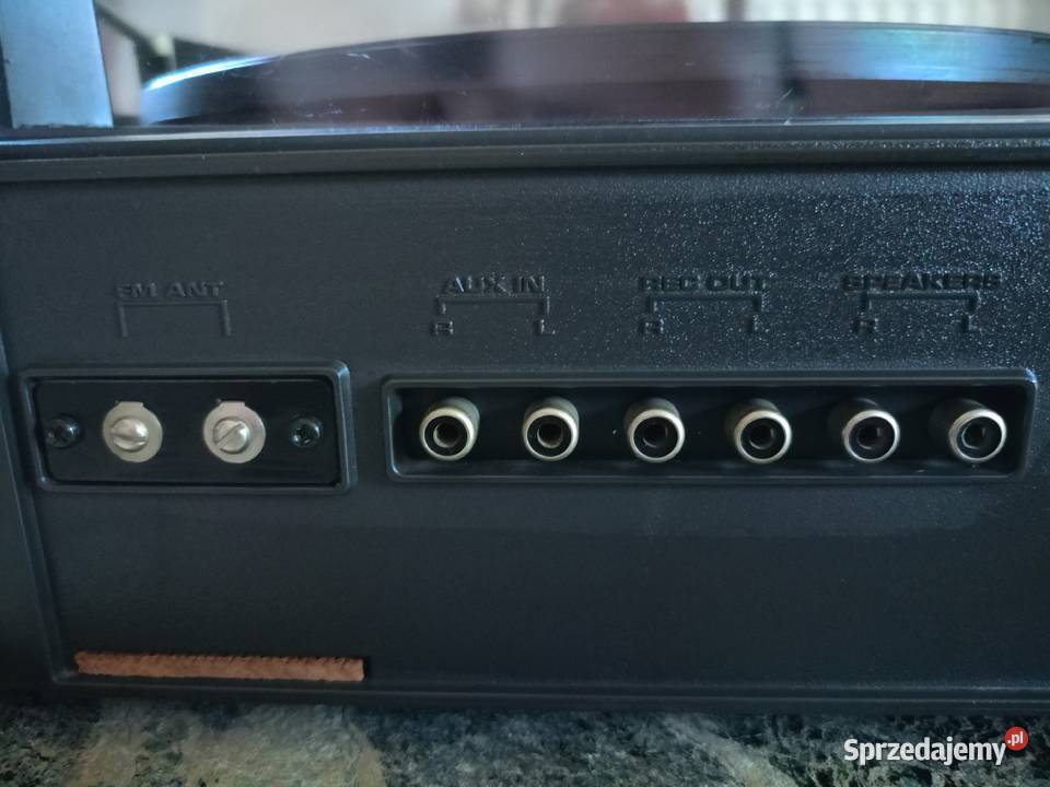 Zabytkowy Gramofon SANYO Magnetofon Radio wielkopolskie Drawski Młyn