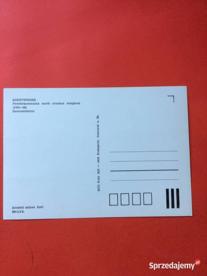 2623 Dwie Widokówki Szentendre Szczecin sprzedam