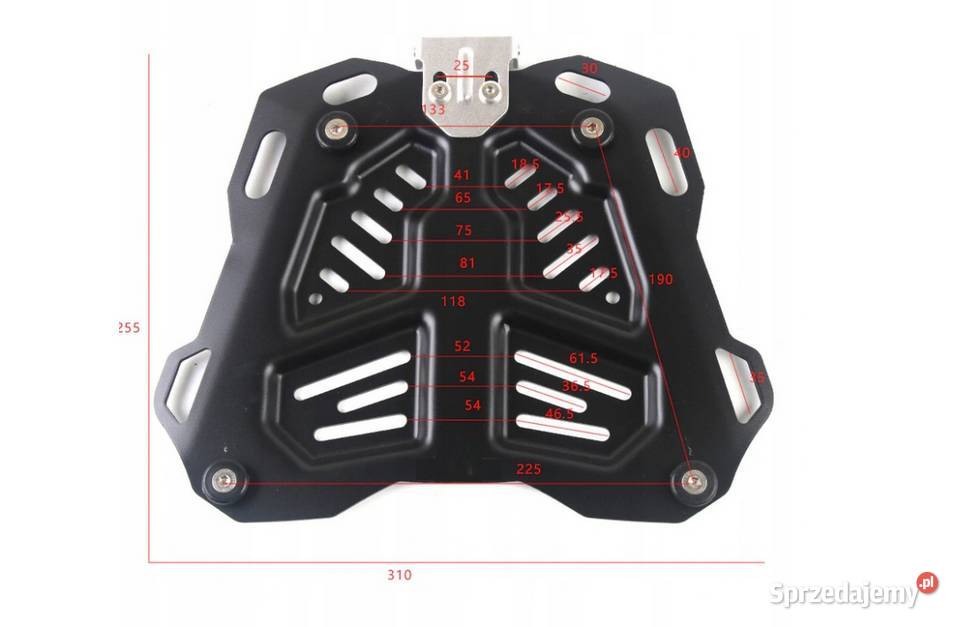 Kufer aluminiowy centralny 45 L do motocykla Sosnowiec