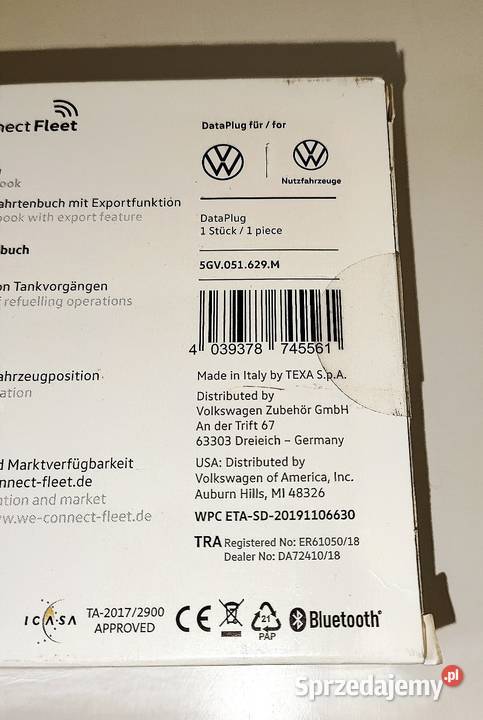 MODUŁ DATA PLUG OBD2 VW 5GV051629M NOWY Kraków