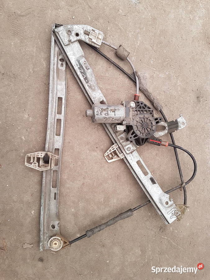 PEUGEOT 206 MECHANIZM OPUSZCZANIA SZYBY LEWY Wyposażenie wnętrza Turek sprzedam