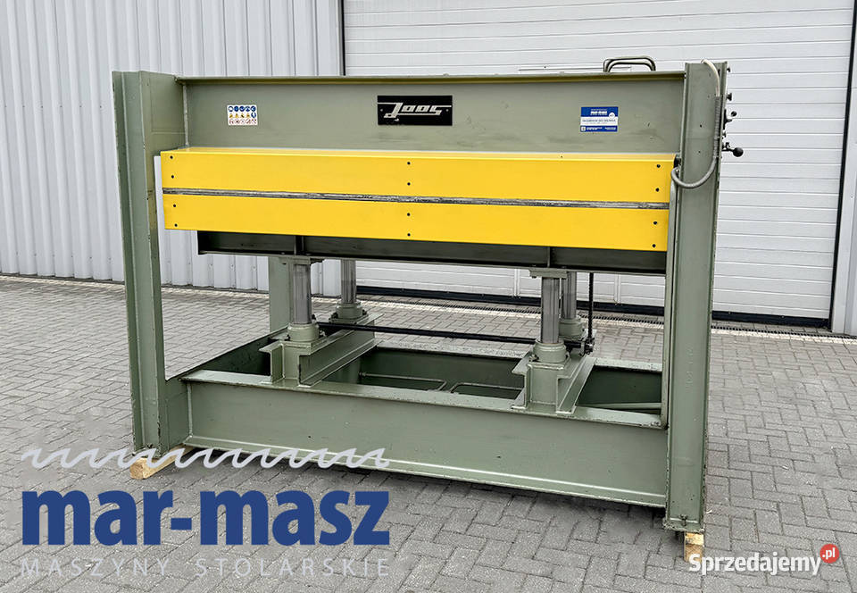 Prasa półkowa hydrauliczna do forniru JOOS typ Sierakowska Huta