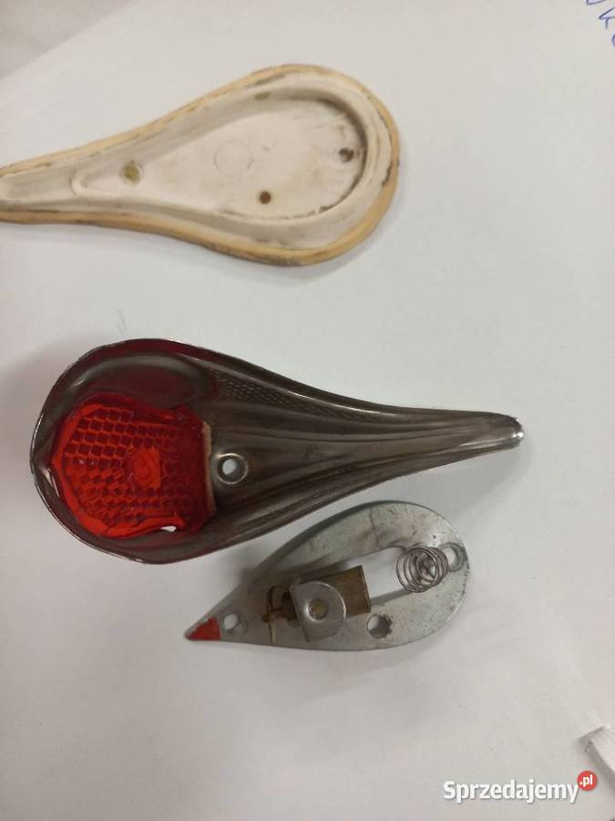 Tylna lampka rowerowa zabytkowa Łódź