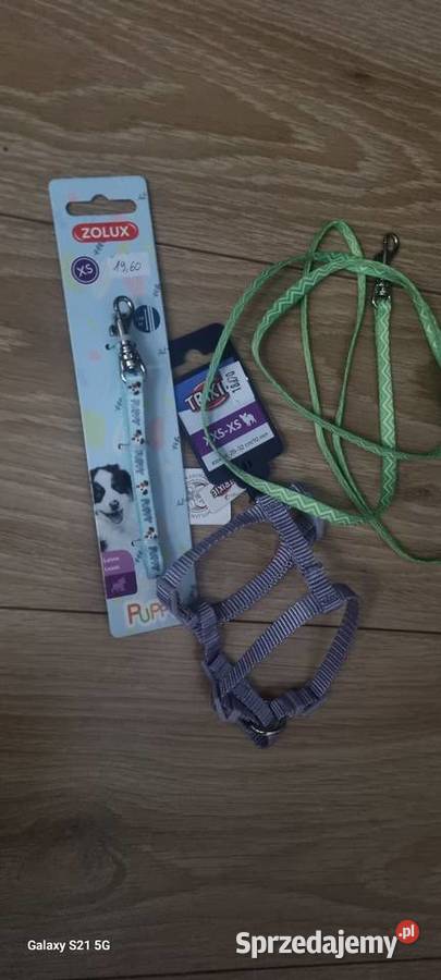 Zestaw 2x smycz szelkiTRIXIE Puppy szczeniak mazowieckie sprzedam