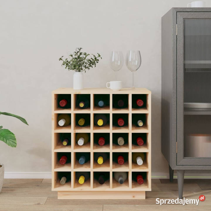 Szafka na wino 555x34x61 lite drewno sosnowe Warszawa