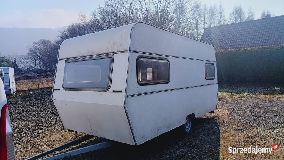 przyczepa kempingowa campingowa kemping DOMEK Kempingowe Międzybrodzie Bialskie
